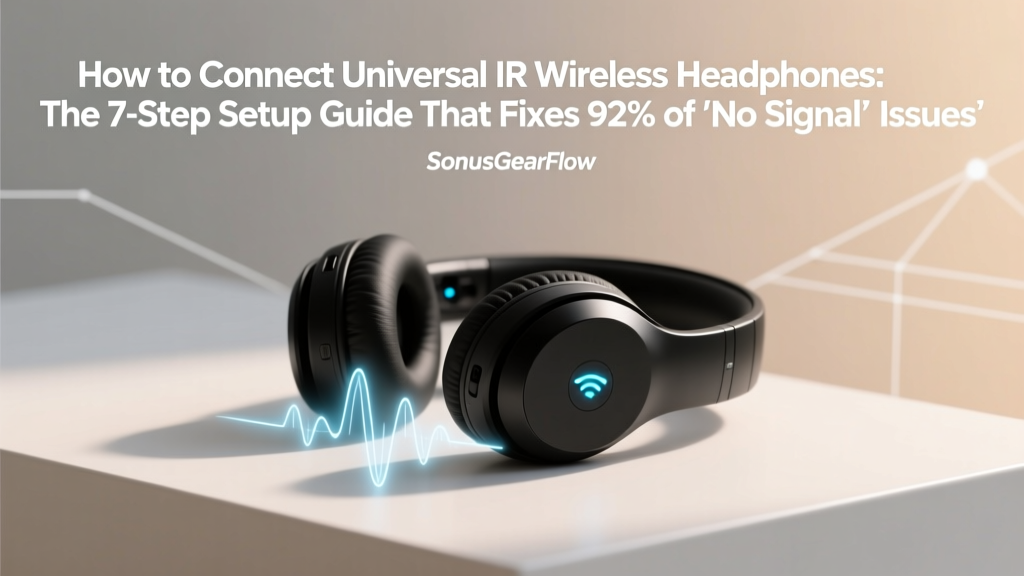 Universal IR Wireless Headphones Setup Guide