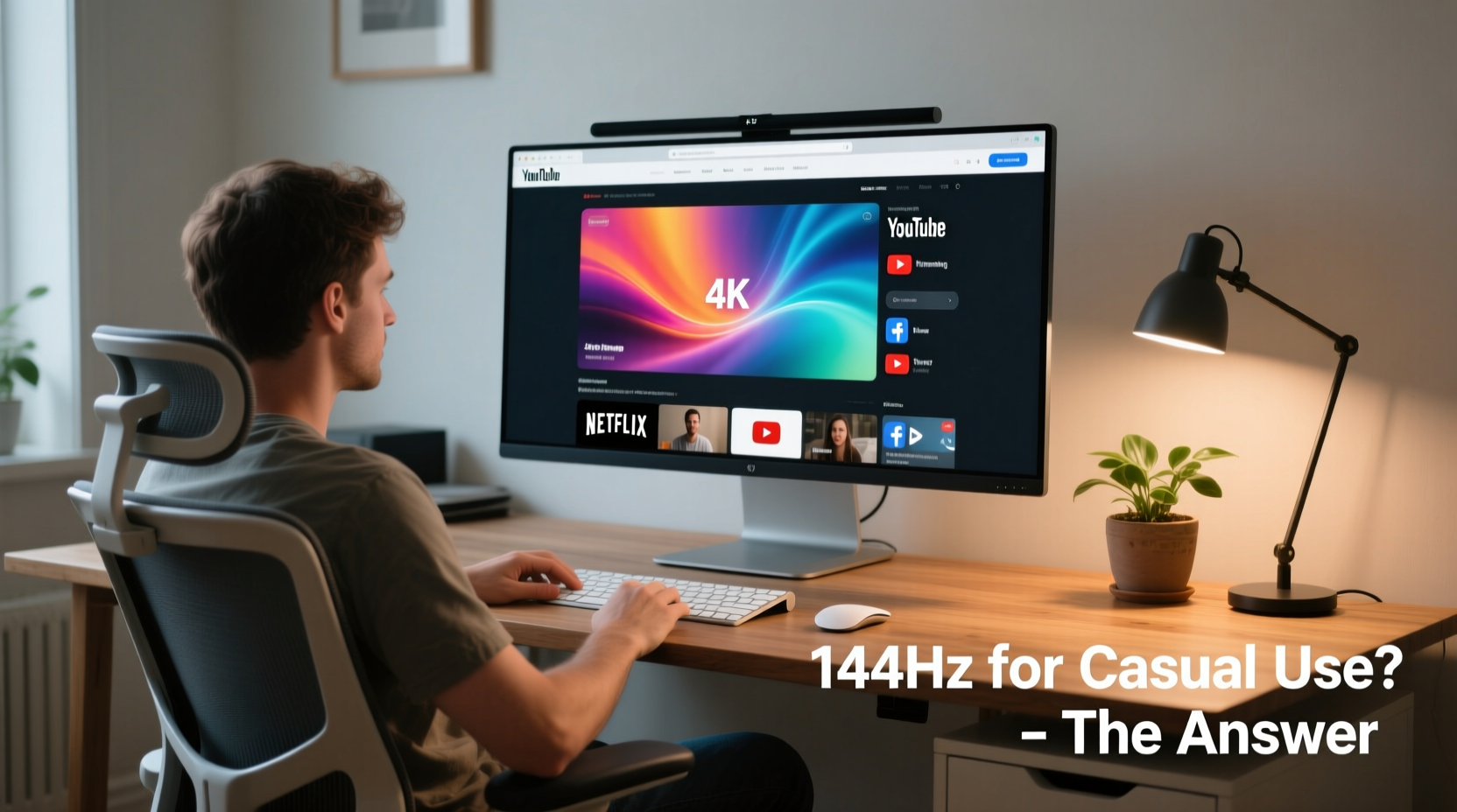 should you upgrade to a 144hz monitor for casual browsing and streaming