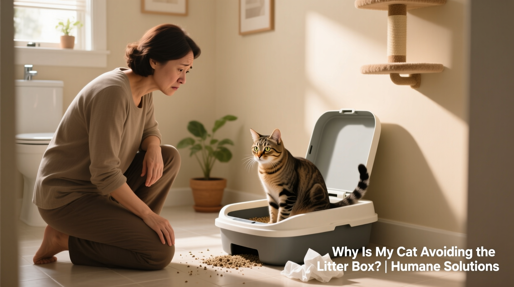 why is my cat suddenly ignoring the litter box and how to fix it humanely