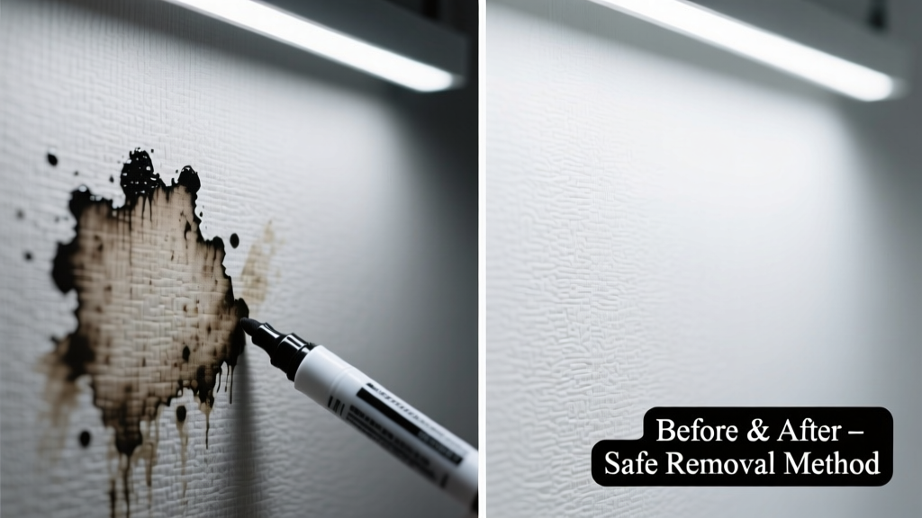 How to Remove Permanent Marker from Wallpaper Safely