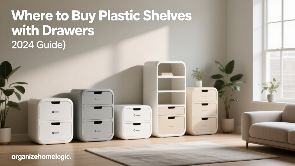Where to Buy Plastic Shelves with Drawers (2024 Guide)
