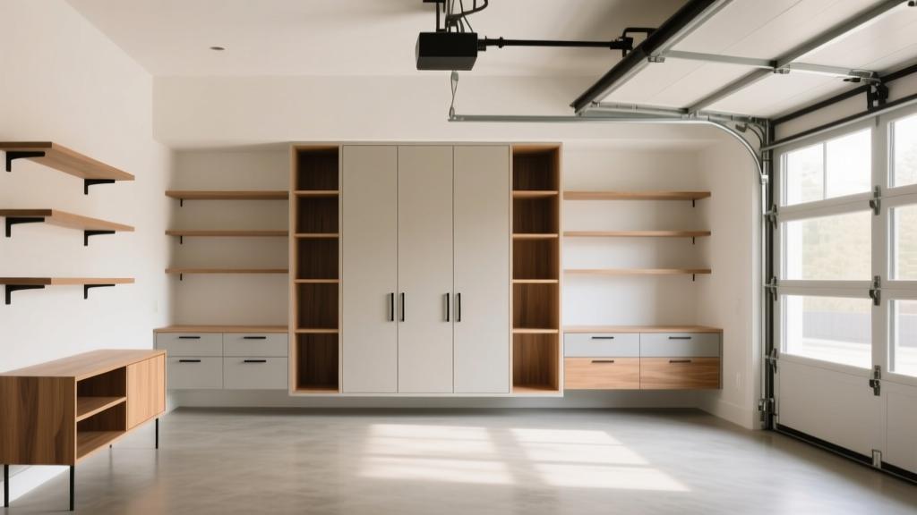 Garage To Living Space Storage Transition Ideas