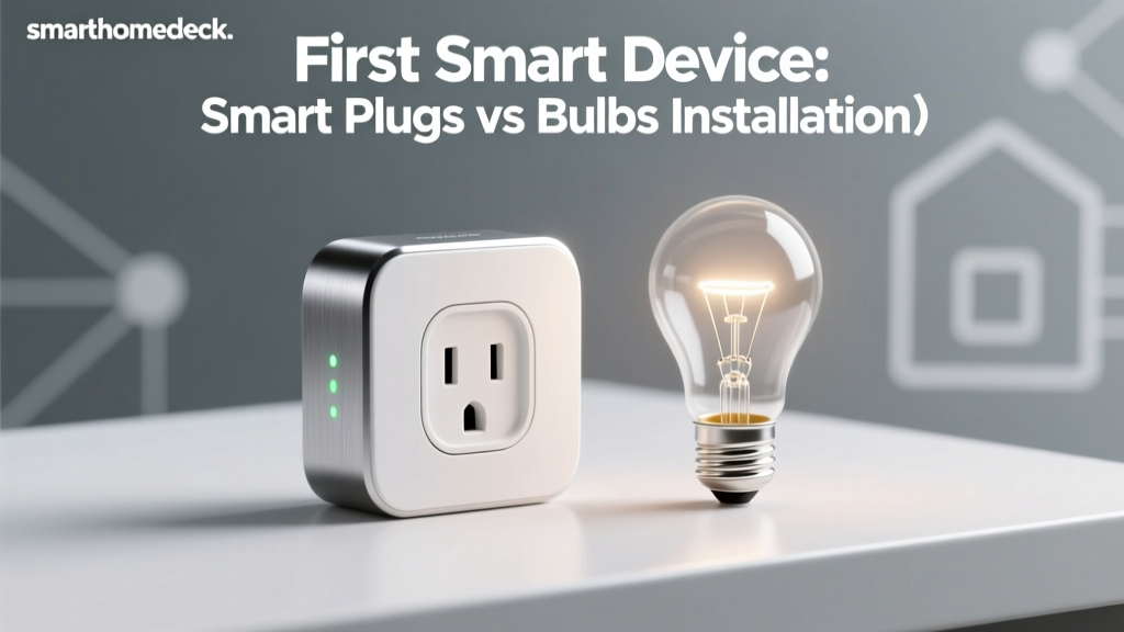 First Smart Device: Smart Plugs vs Bulbs Installation