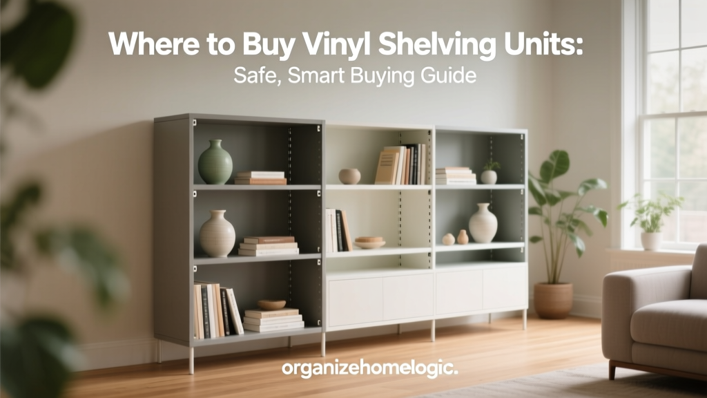 Where to Buy Vinyl Shelving Units: Safe, Smart Buying Guide