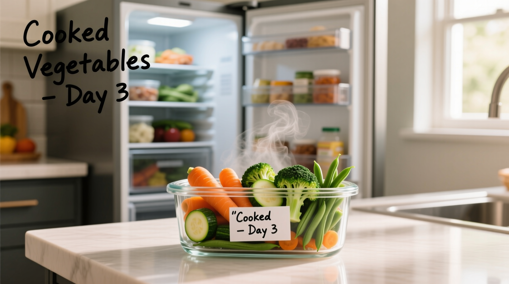 how long will cooked vegetables last in the refrigerator