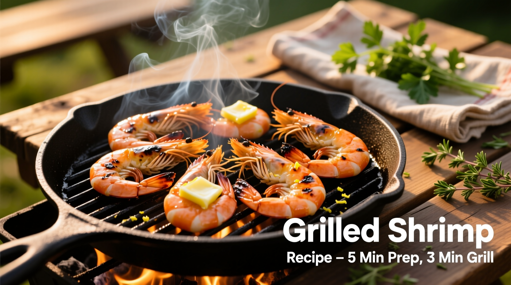 how to grill cooked shrimp