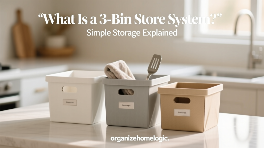 What Is a 3-Bin Store System? Simple Storage Explained