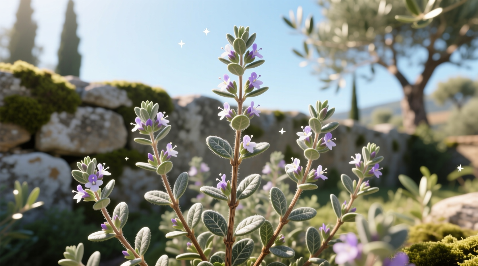 what does the thyme plant look like