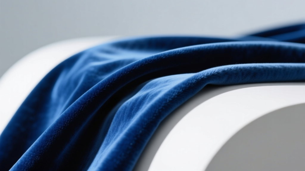 Blue Cotton Velvet: Luxe, Natural & Design-Ready