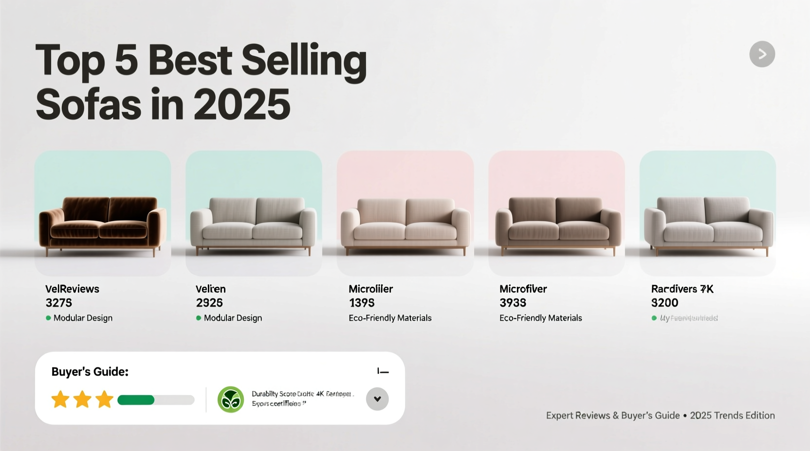 Top 5 Best Selling Sofas in 2025: Expert Reviews & Buyer's Guide