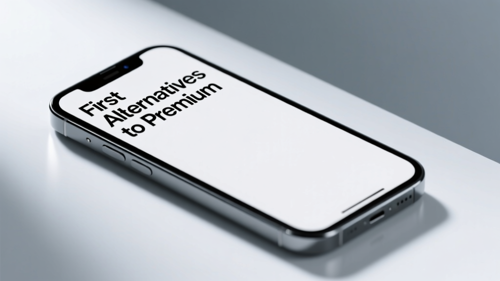 First Alternatives to Premium: Smart, Stylish, and