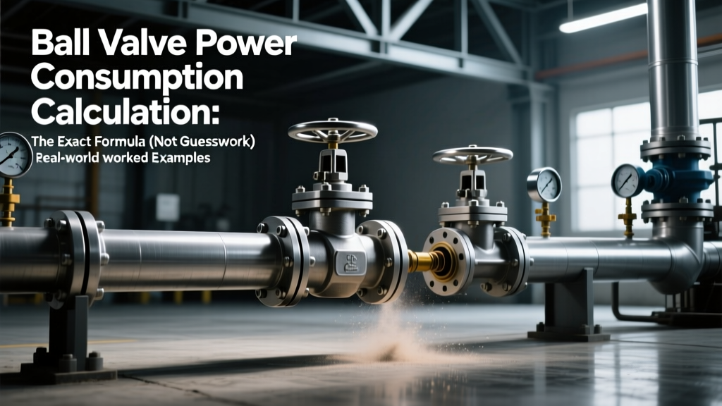 Ball Valve Power Consumption: Exact Formula & Energy Savings