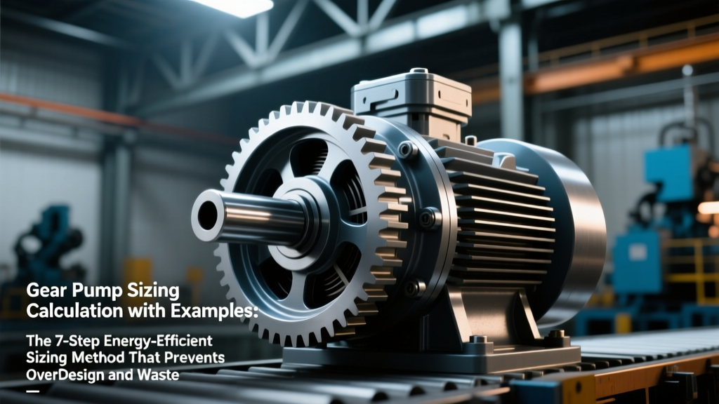 Gear Pump Sizing: 7-Step Energy-Efficient Method