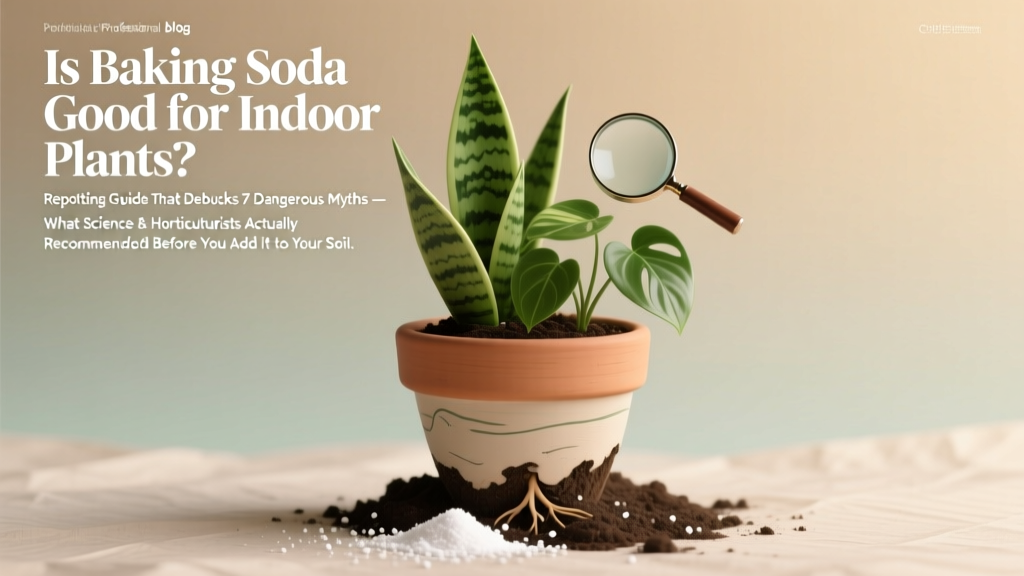Baking Soda & Indoor Plants: Science-Backed Repotting Guide