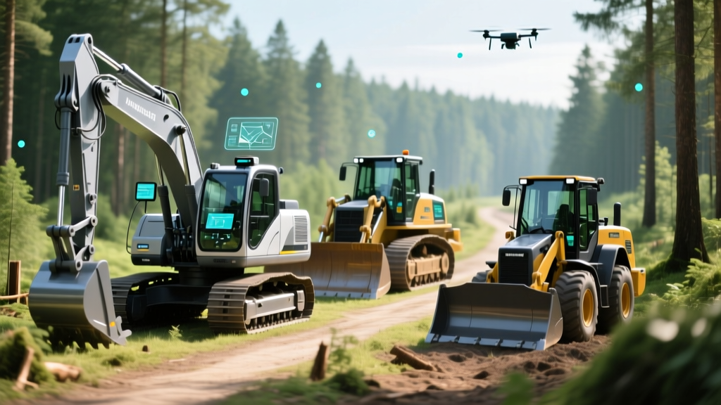 What Should You Do If You Are Operating Heavy Equipment in Smart Forestry?