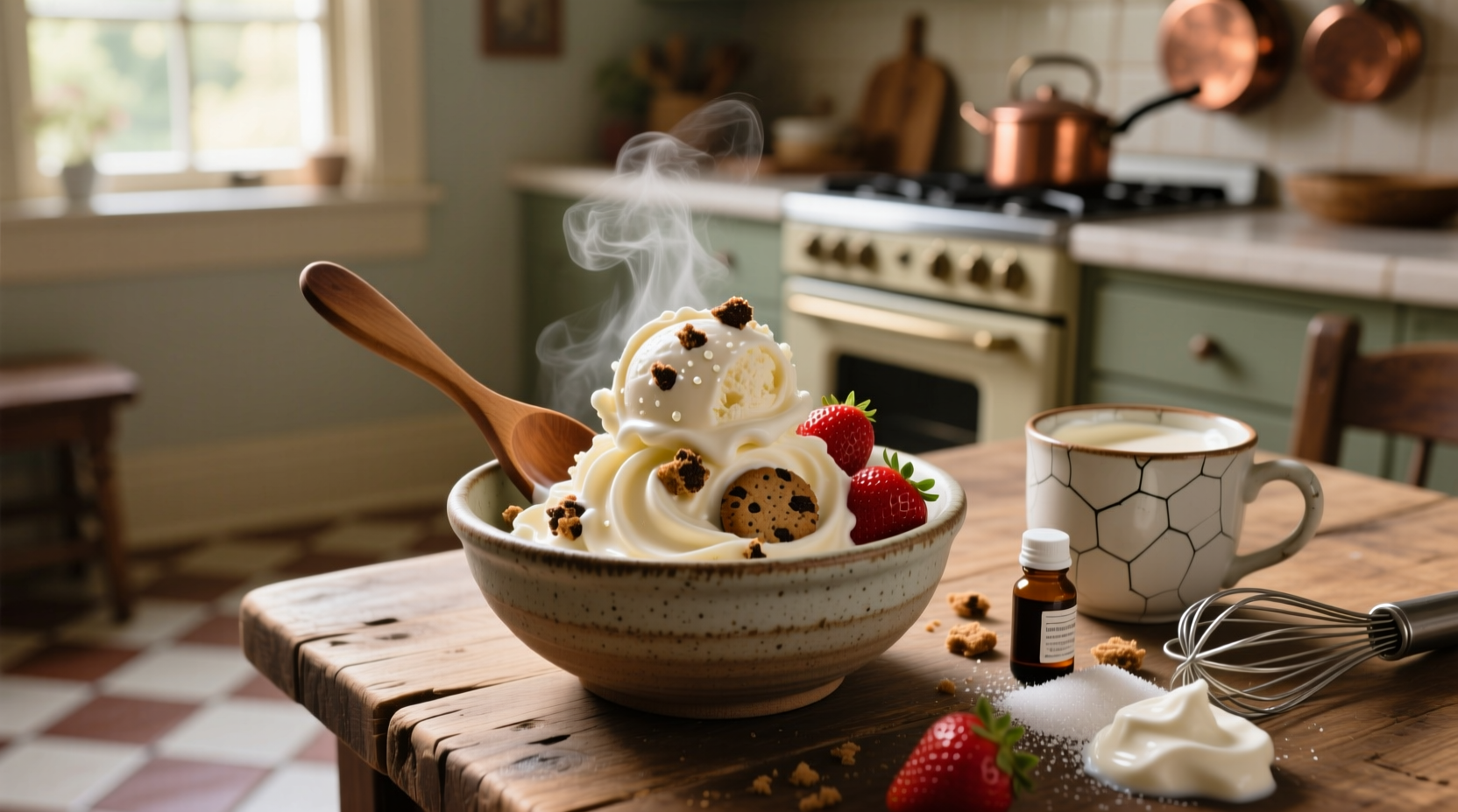 five minute homemade ice cream