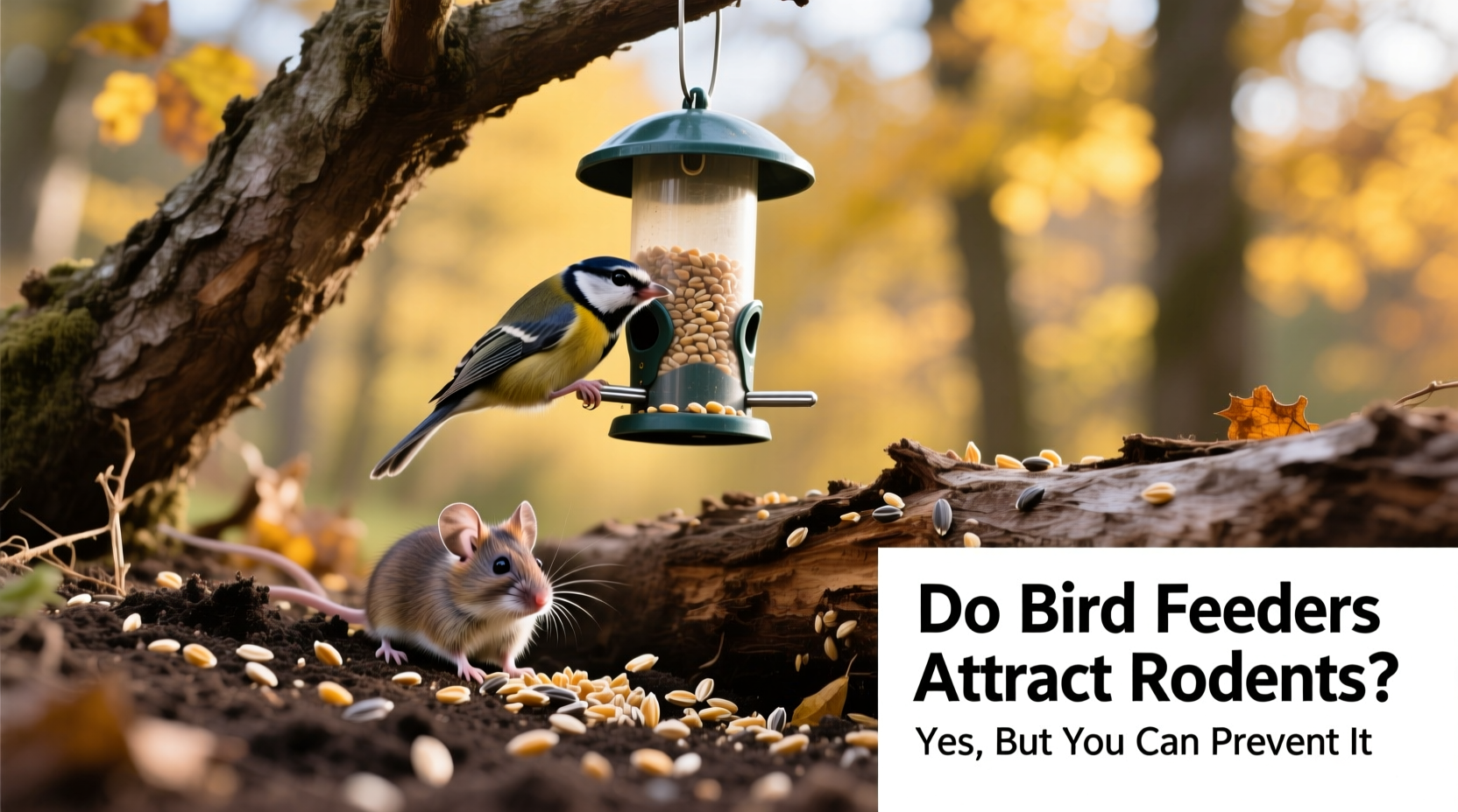 do bird feeders attract rodents