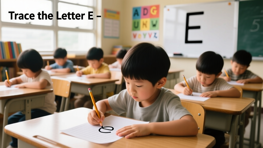 Trace the Words With Letter E: Evidence-Based Strategies for Early Literacy Development
