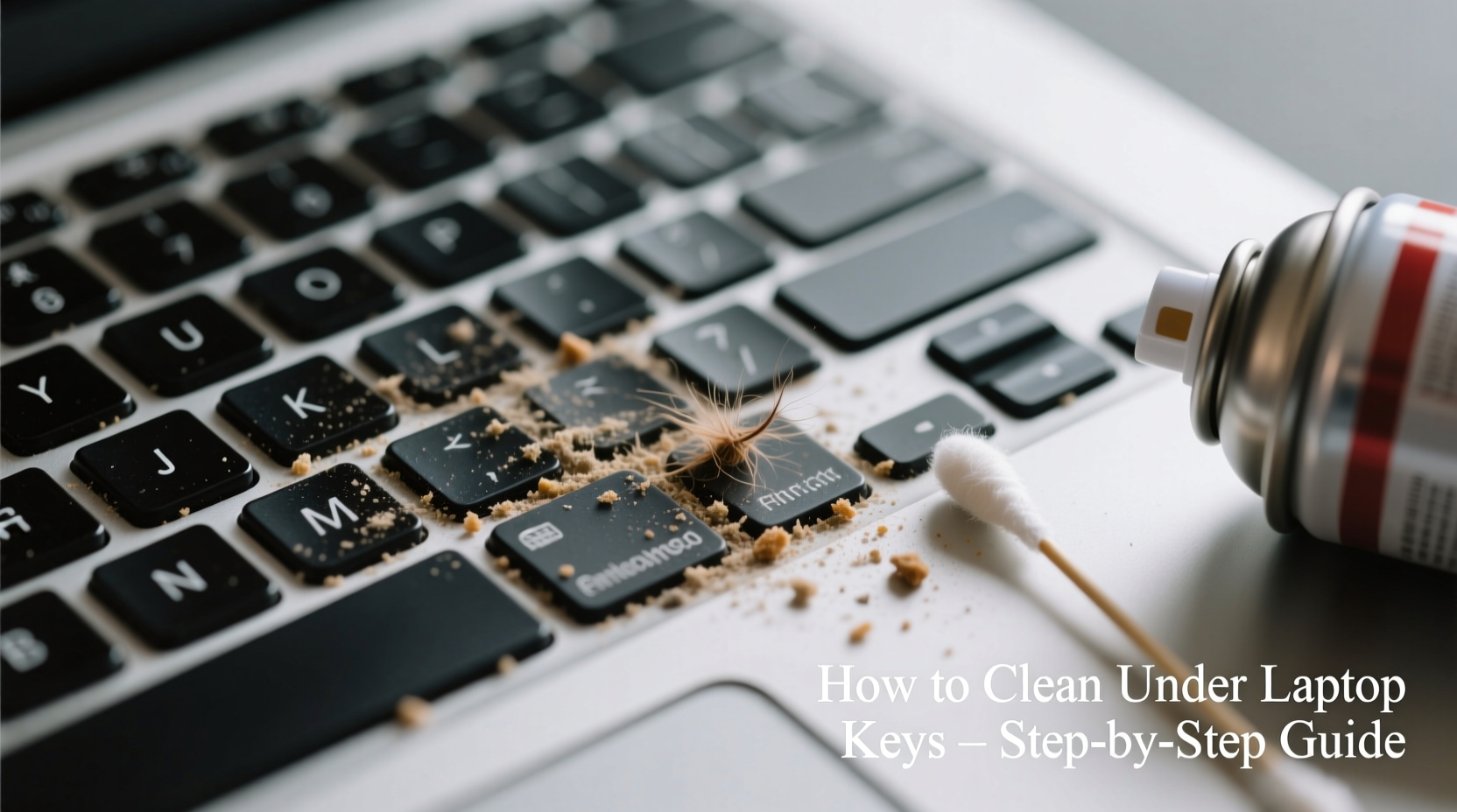 why does my laptop keyboard stick and how to clean under keys