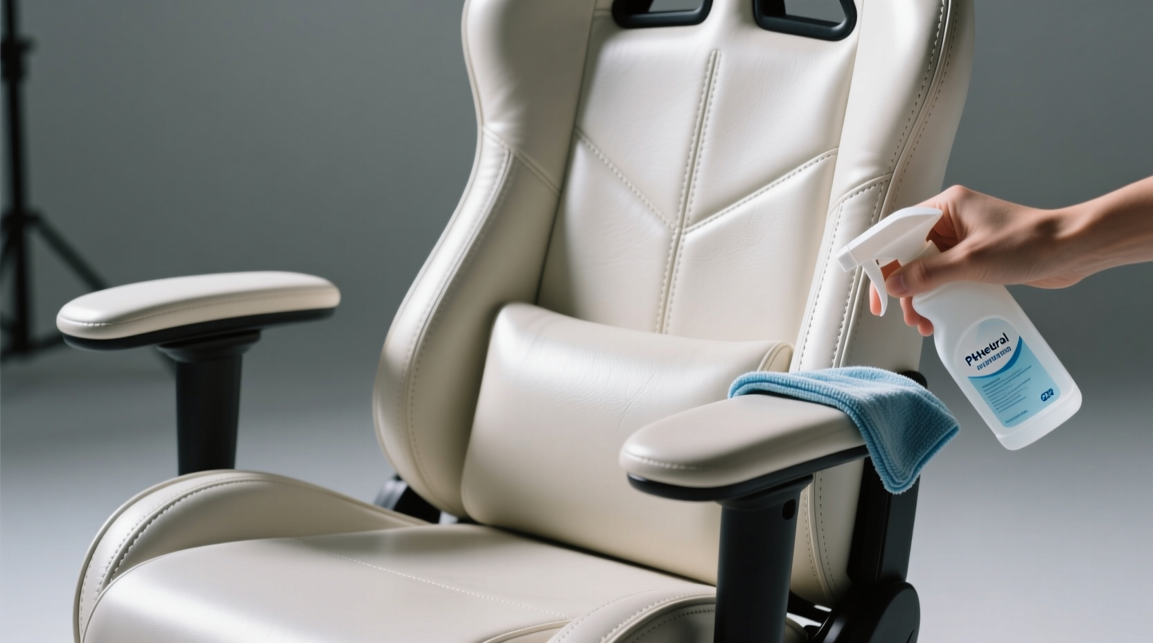 how to clean pu leather gaming chair seats safely