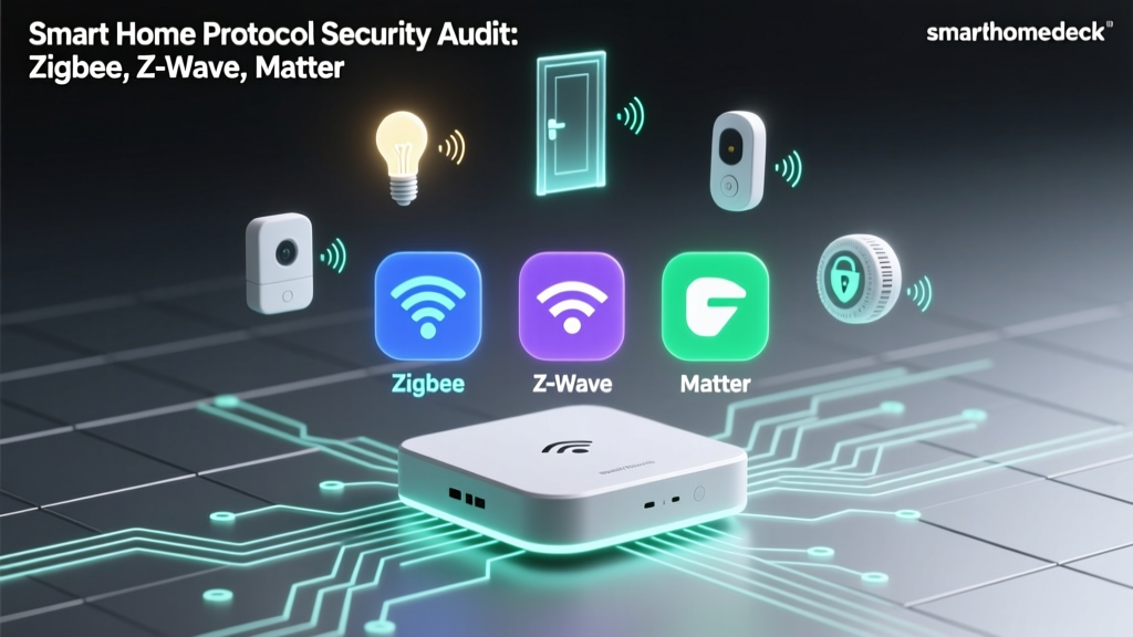 Smart Home Protocol Security Audit: Zigbee, Z-Wave, Matter
