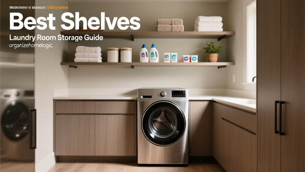 Best Shelves Above Washer: Laundry Room Storage Guide