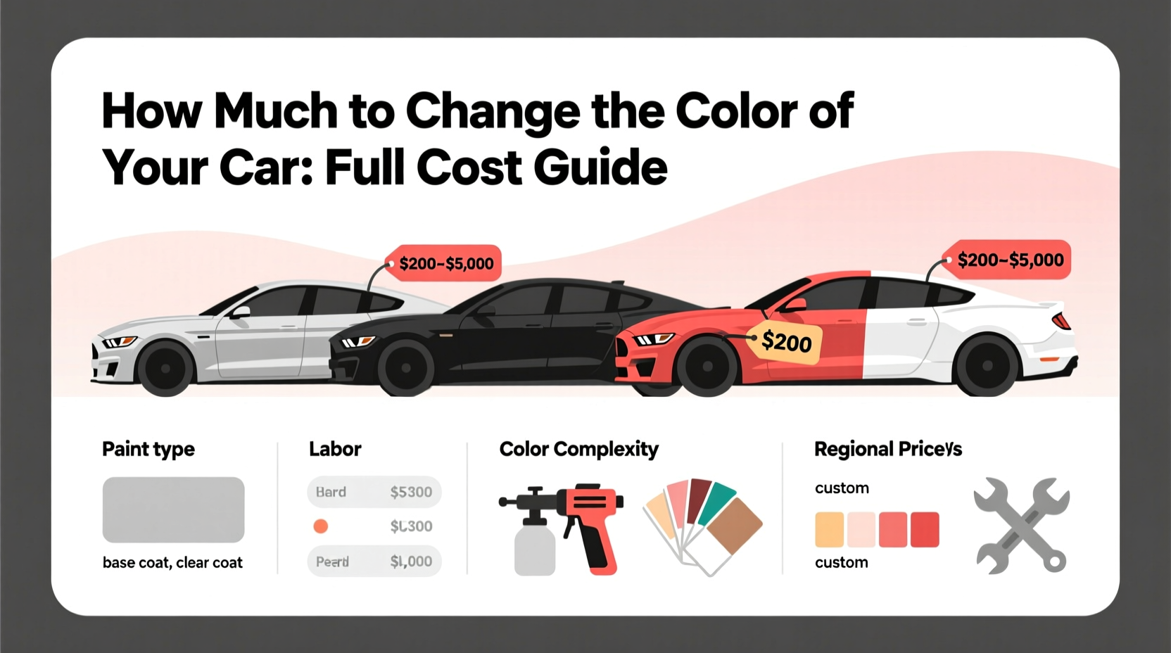 how much to change the color of your car