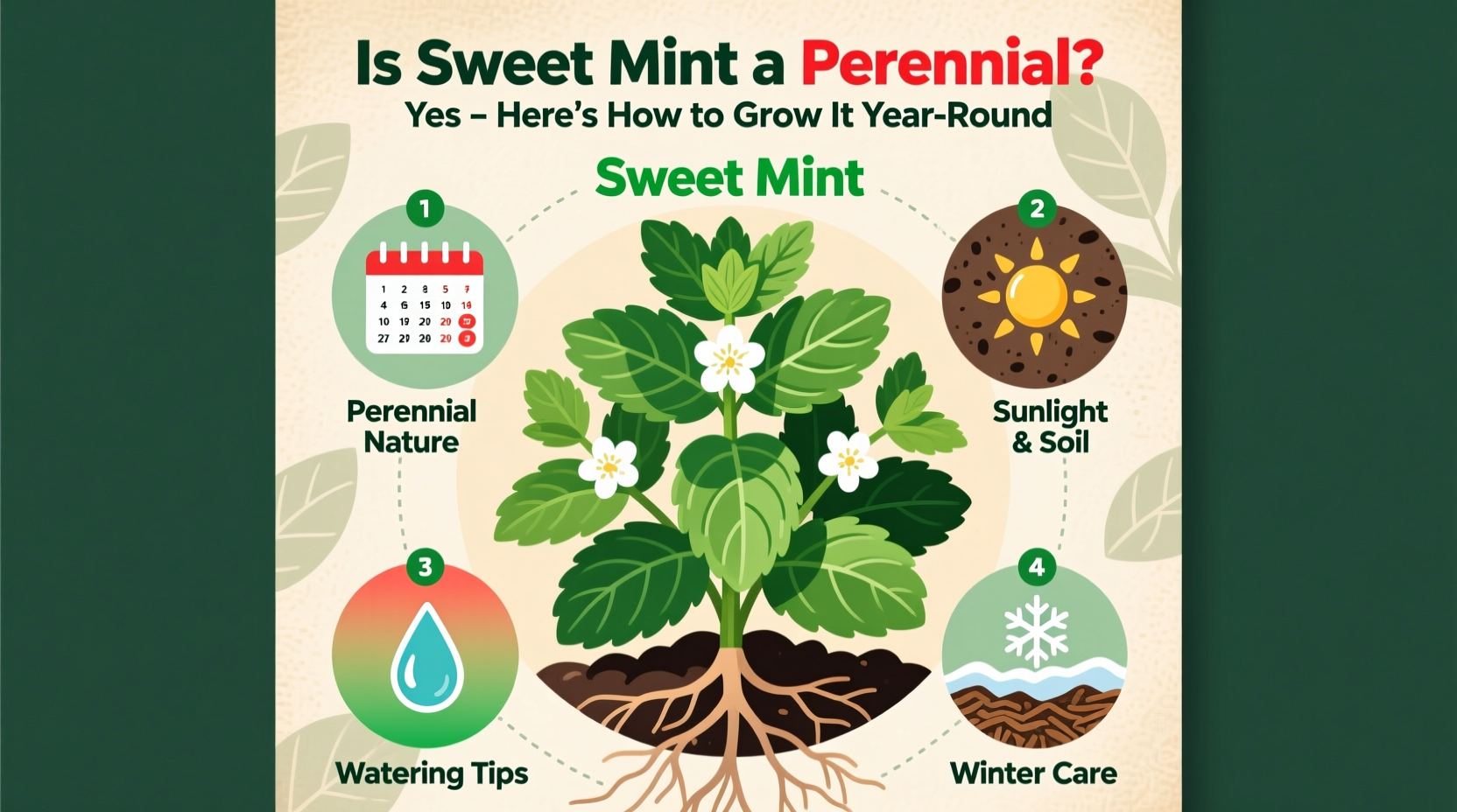 Grow Sweet Mint Year-Round | TheHomeSprouts