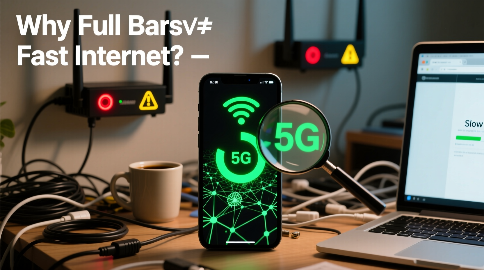 why does my phone show full bars but still have slow internet fixes