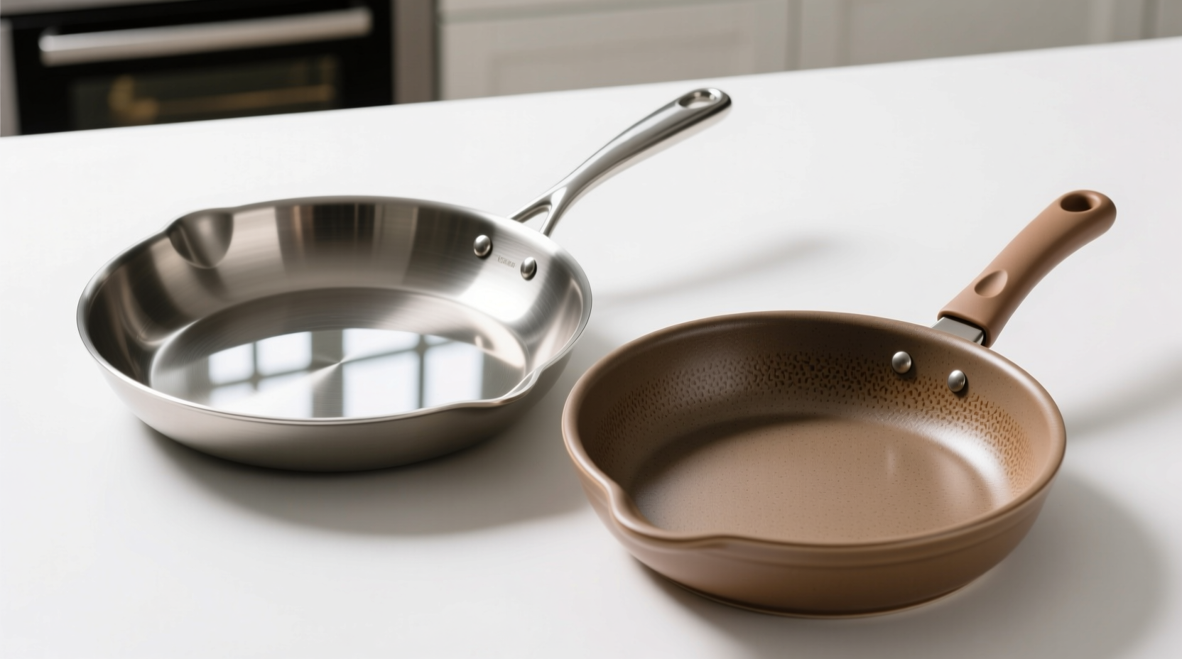 nonstick vs ceramic skillets