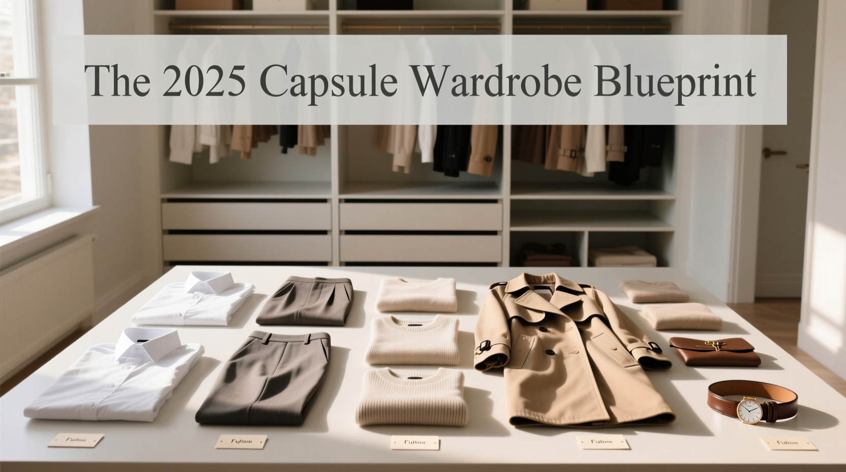 how to build a capsule wardrobe 2025 guide for minimizing clutter
