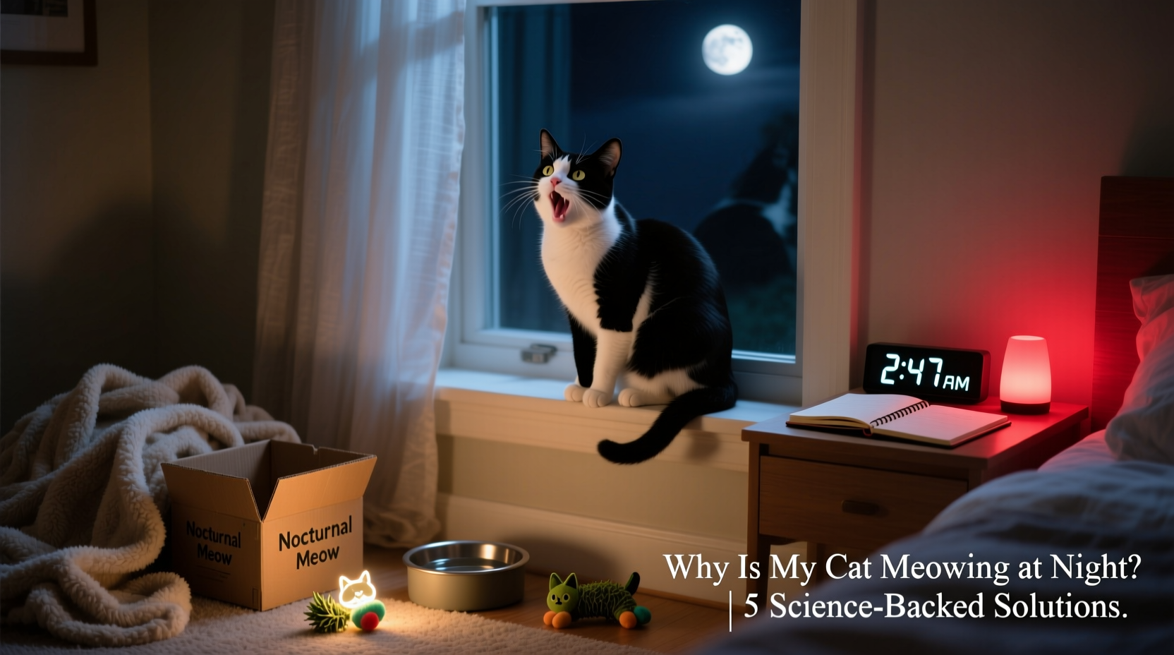 Picture of Why Is My Cat Meowing At Night Causes And Calming Solutions