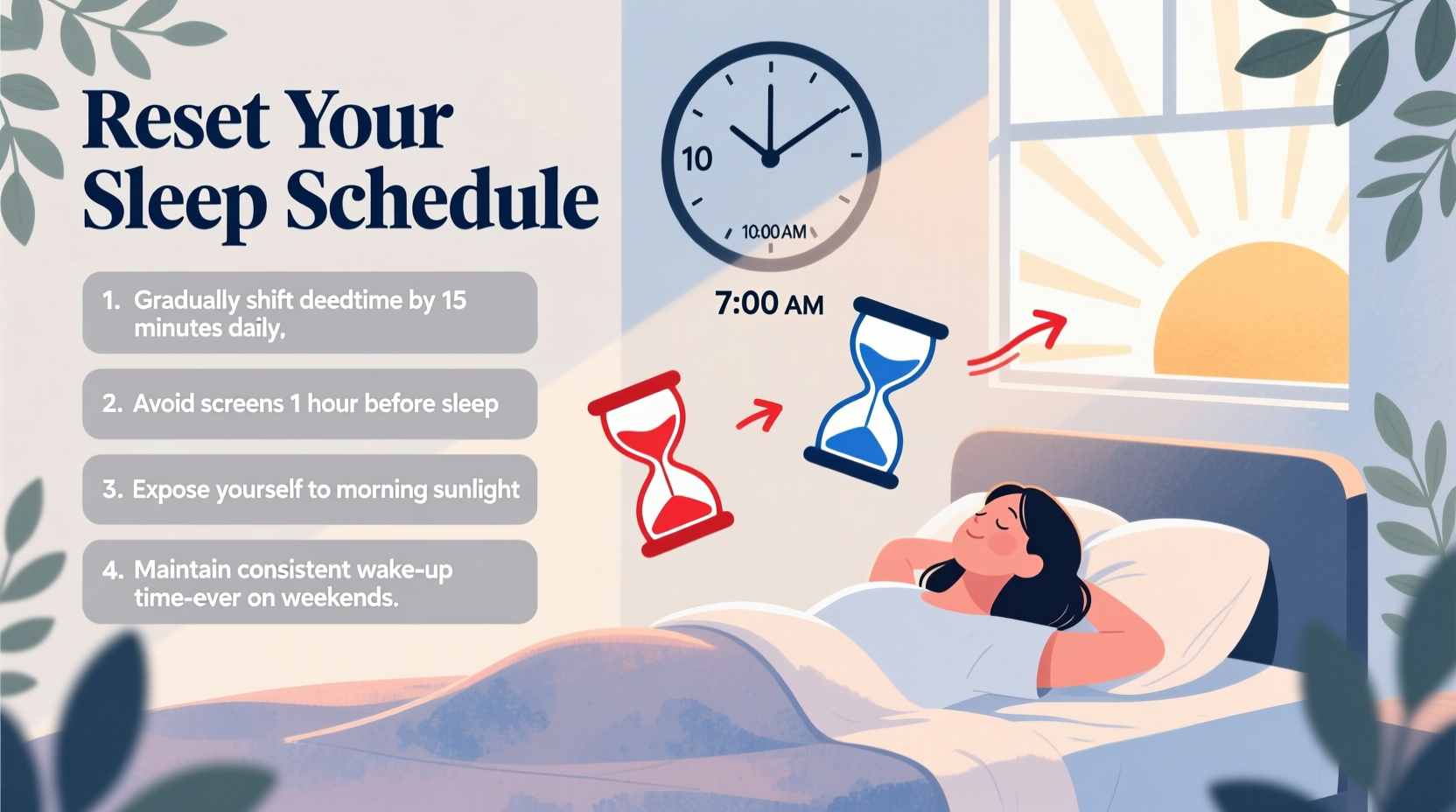 how to reset your sleep schedule after vacation disruption