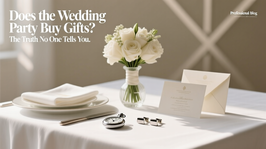 Wedding Party Gifts: Etiquette, Budgets & Scripts