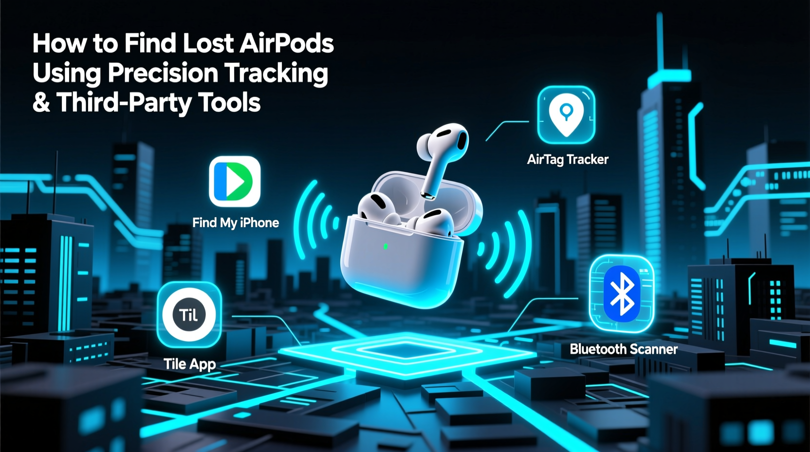 how to find lost airpods using precision tracking and third party tools