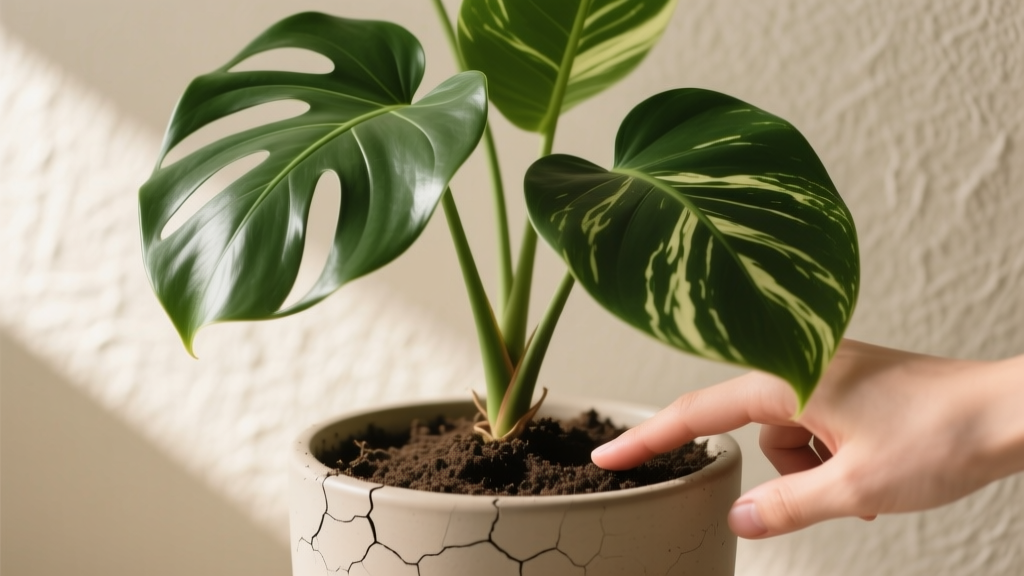 When to Water Indoor Plants: Fingertip Test & Light Tips