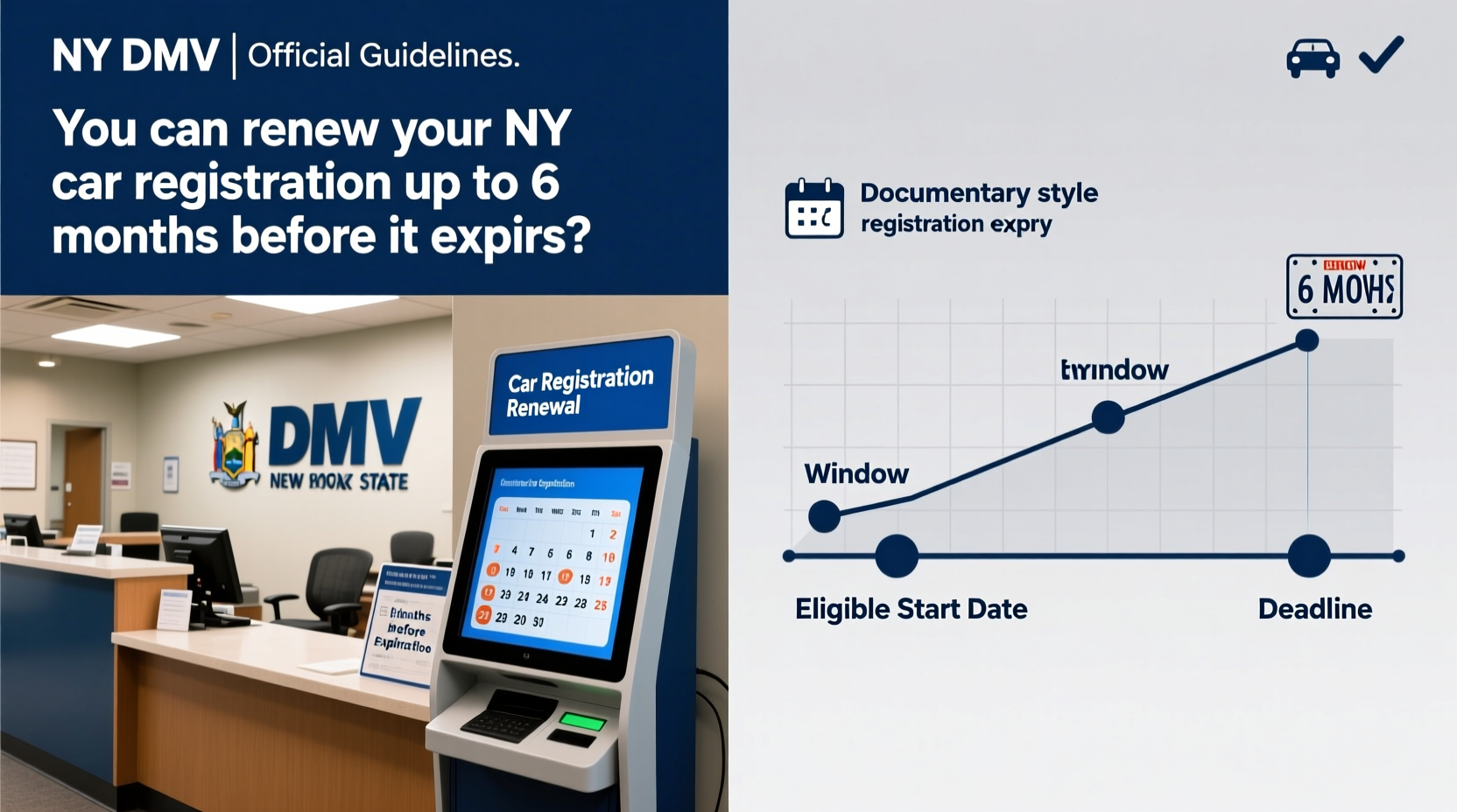 how early can you renew your car registration in ny