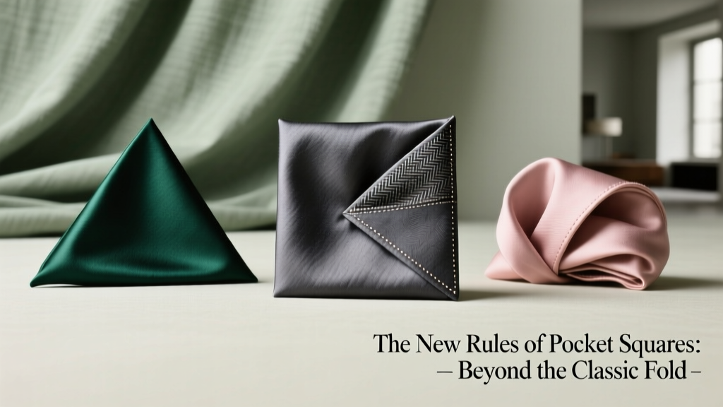 The New Rules of Pocket Squares: Beyond the Classic Fold