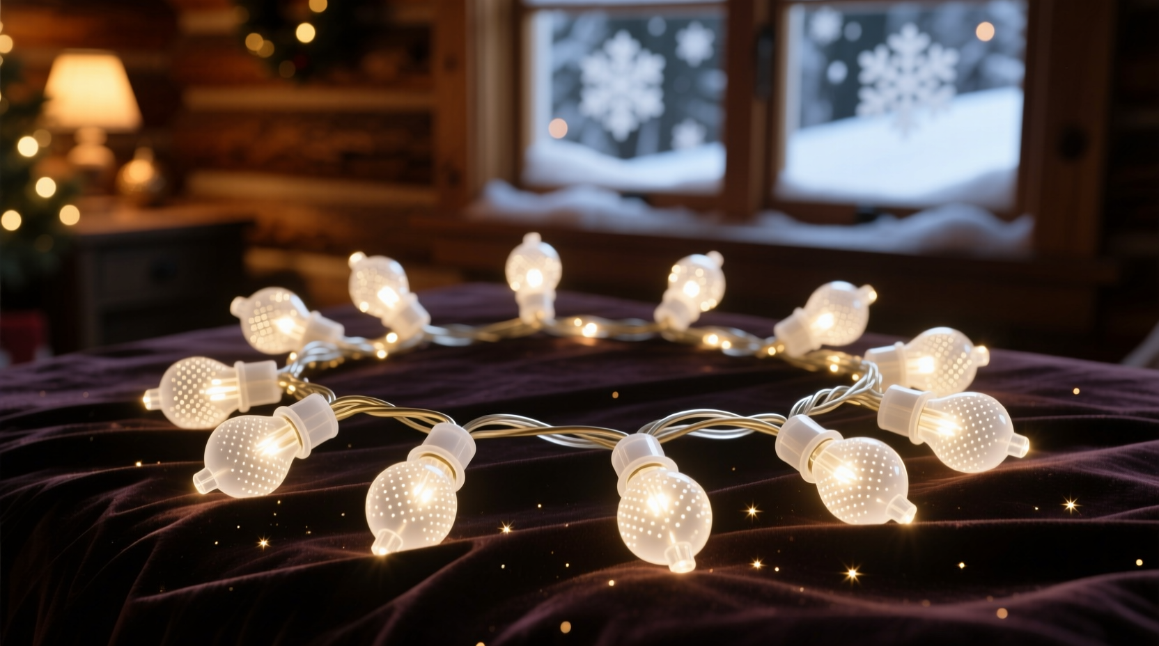 how to add twinkle effect to static led christmas lights using diffusers
