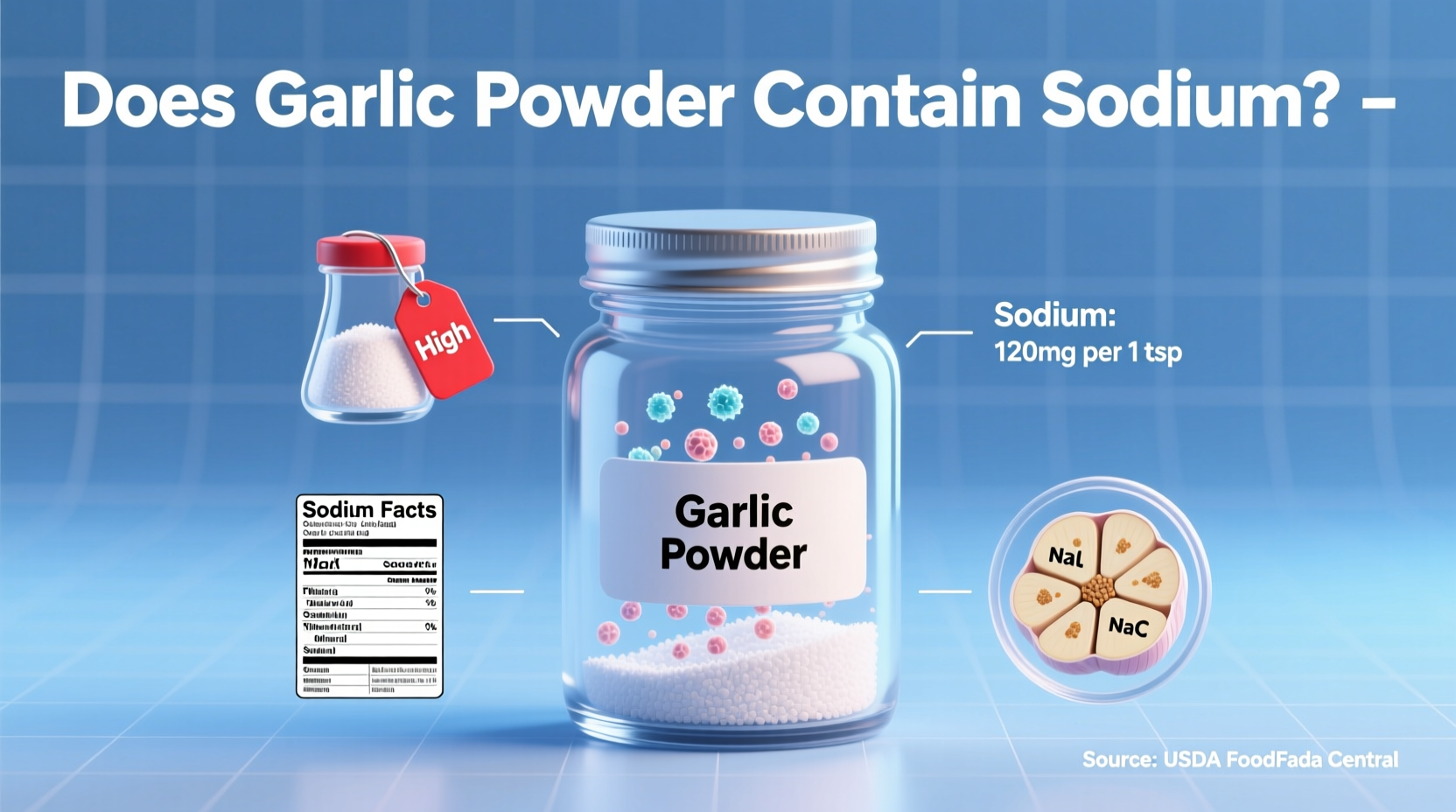 Garlic Powder Sodium Content: Pure vs. Commercial Facts
