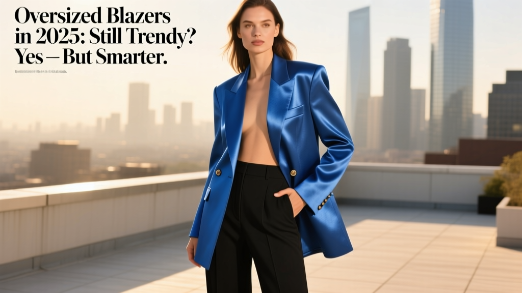Oversized Blazers in 2025: Still Trendy? Yes — But Smarter.