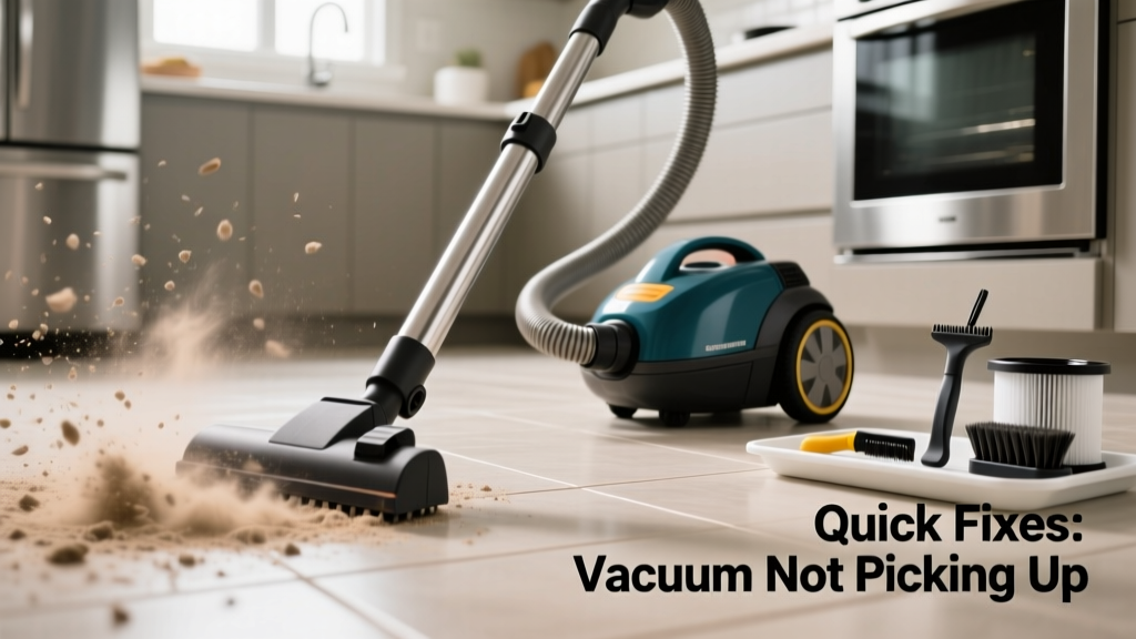 Vacuum Cleaner Not Picking Up in Kitchen: Quick Fixes