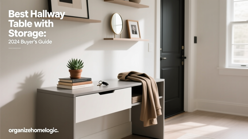 Best Hallway Table with Storage: 2024 Buyer's Guide
