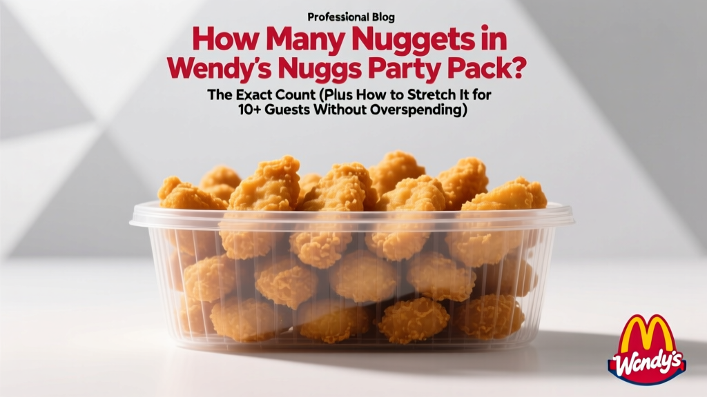 Wendy’s Nuggs Party Pack: How Many Nuggets? (2026)