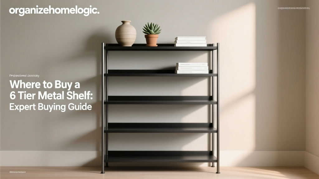 Where to Buy a 6 Tier Metal Shelf: Expert Buying Guide
