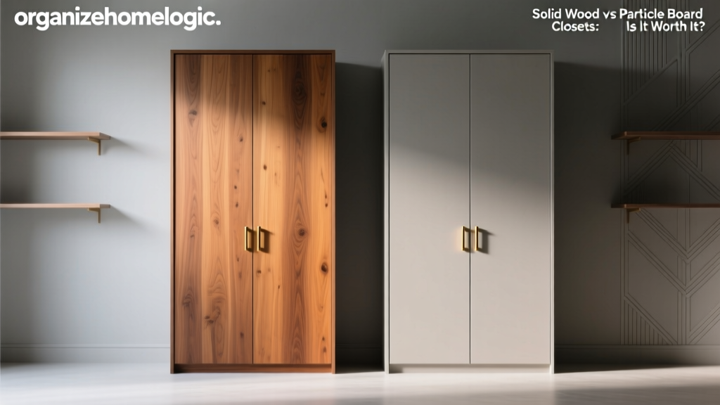 Solid Wood vs Particle Board Closets: Is It Worth It?