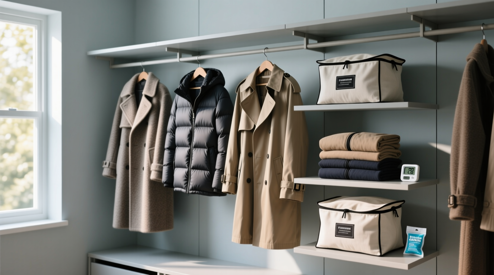 winter coat storage smart summer closet organization