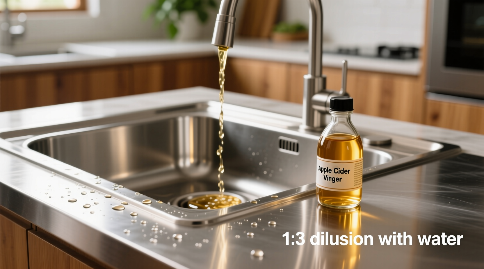 is apple cider vinegar safe for stainless steel