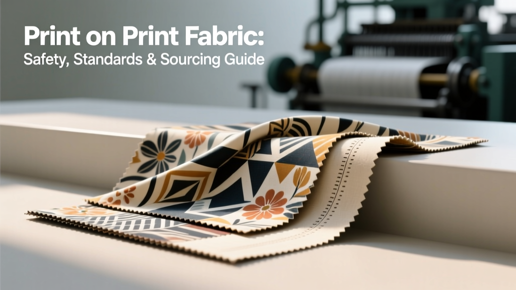 Print on Print Fabric: Safety, Standards & Sourcing Guide