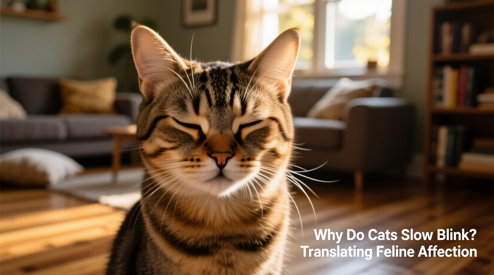 why do cats slow blink at you translating feline affection